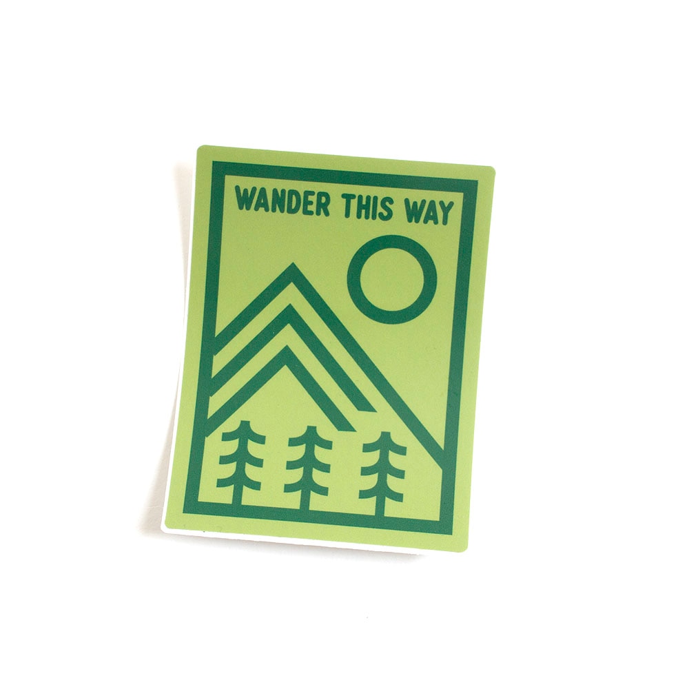 Stickers Northwest, Stickers, Art & School, 3", Wander This Way, 579755